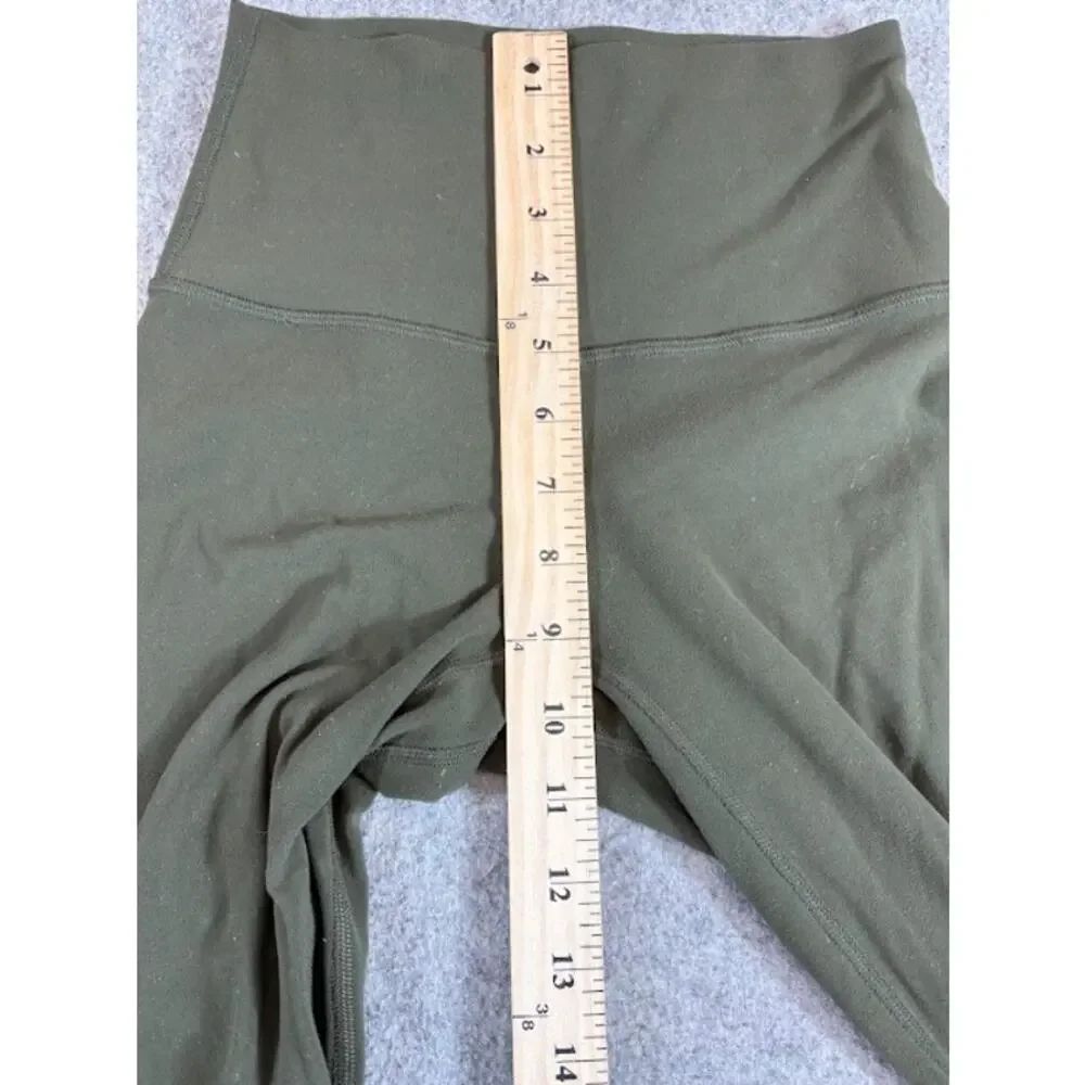 Lululemon Align High Rise Leggings Womens XXS Olive Yoga Gym Fitness Workout - Picture 6 of 7